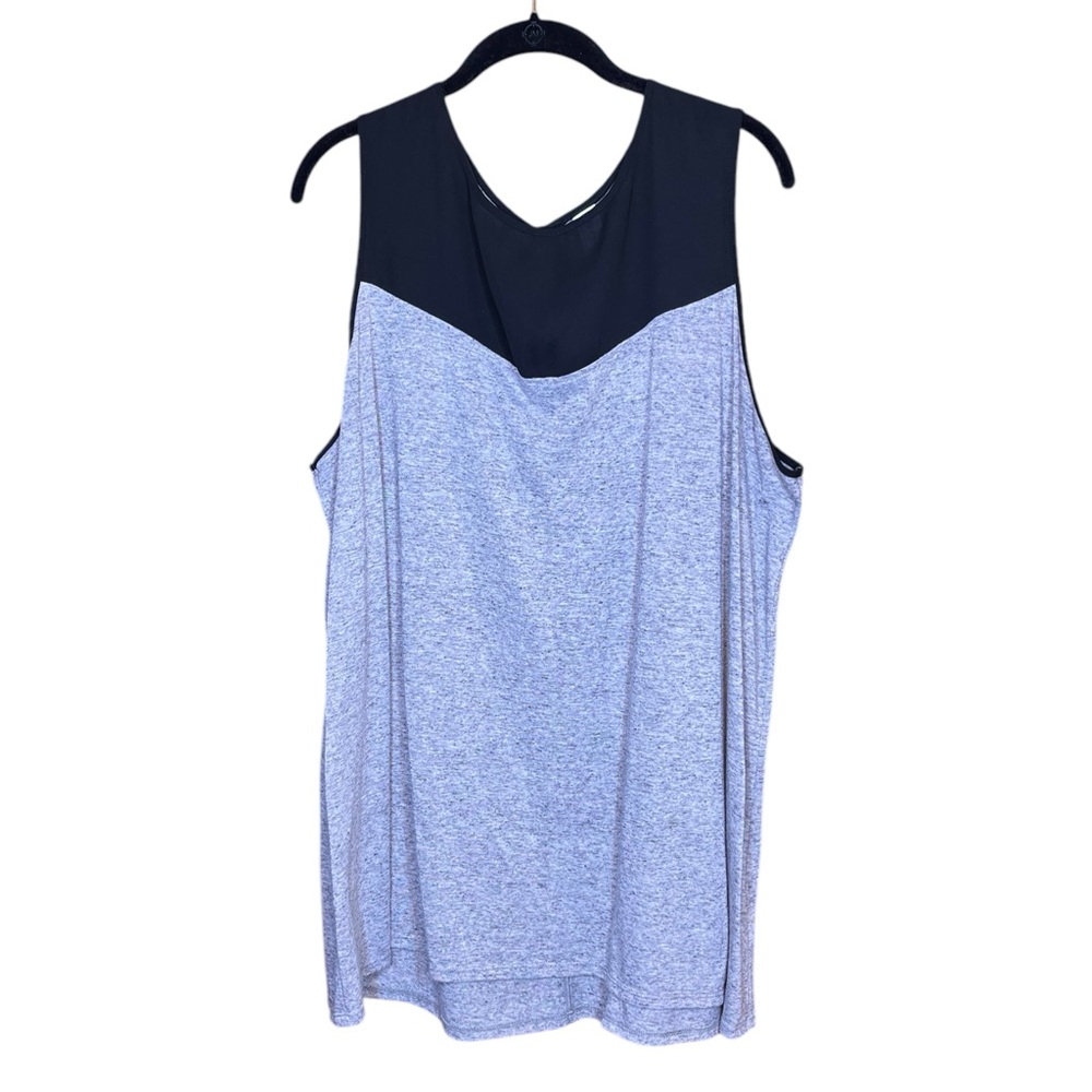 Pure Energy Gray And Black Tank Top